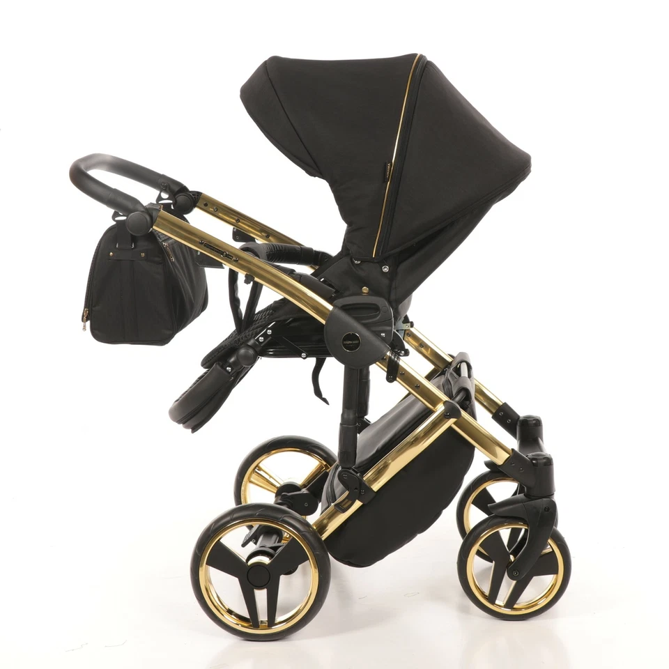 JUNAMA DIAMOND S LINE EXCLUSIVE BABY PRAM STROLLER 2in1 + GIRLS BUGGY DOLL PRAM - Image 4 of 4