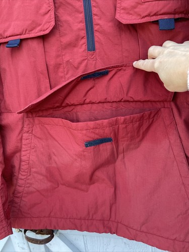 Vntg Tommy Hilfiger Jeans Windbreaker Jacket Hoodie Insulated Pullover Anorak XL - Picture 7 of 22