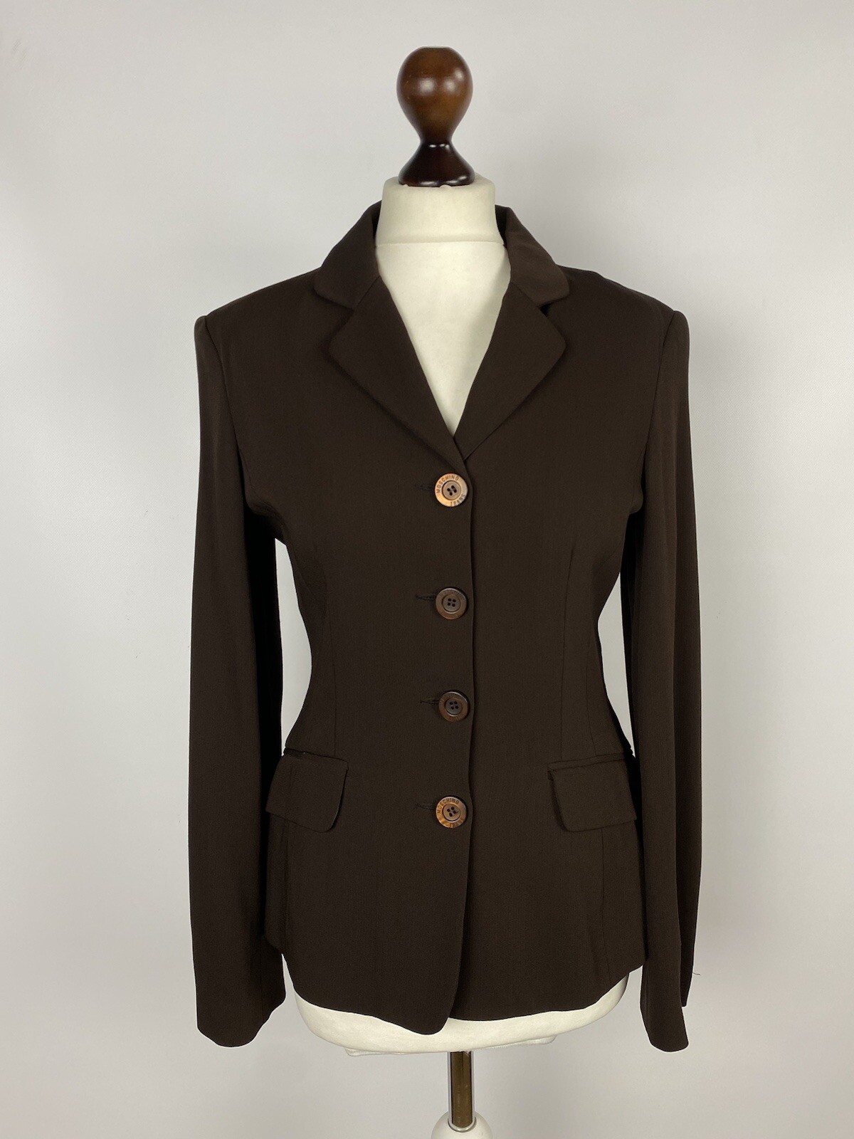 Love Moschino Jeans  Brown Blazer Made in Italy Size USA 8 Designer  Women