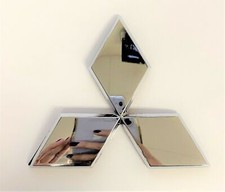 Chrome M Mitsubishi Emblem Replacement For Eclipse Front Badge 2009-2012 Chrome M Mitsubishi Emblem Replacement For Eclipse Front Badge 2009-2012