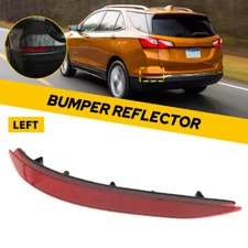 For 2018-2022 Chevrolet Equinox Left Rear Bumper Reflector Light Red Lens AUXITO