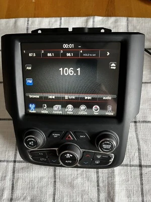 13-17 DODGE RAM 1500 2500 3500 8.4 RADIO WITH TEMPERATURE CONTROLS VP4 NA NAV - Bild 1 von 4