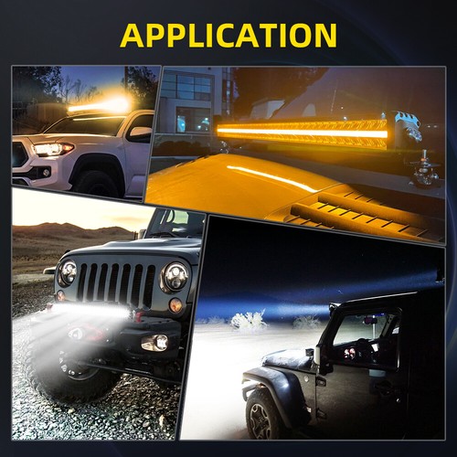 Dual Row 10inch LED Work Light Bar Flood Spot Driving Offroad Truck SUV 12V 24V - Picture 11 of 11