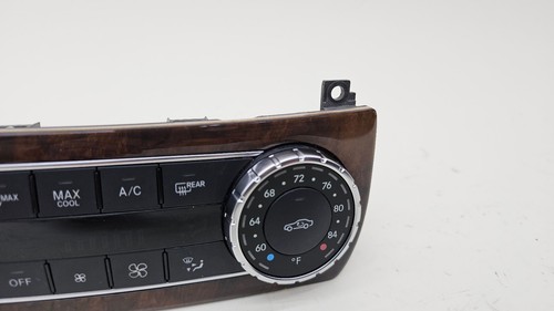 12-18 Mercedes W218 CLS550 A/C Heater Climate Control Wood Trim A2049006005 OEM - Picture 3 of 8