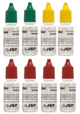 8 PC JSP GOLD TESTING KIT Acid Jewelry Tester 10k 14k 18k Test Solution Bottles
