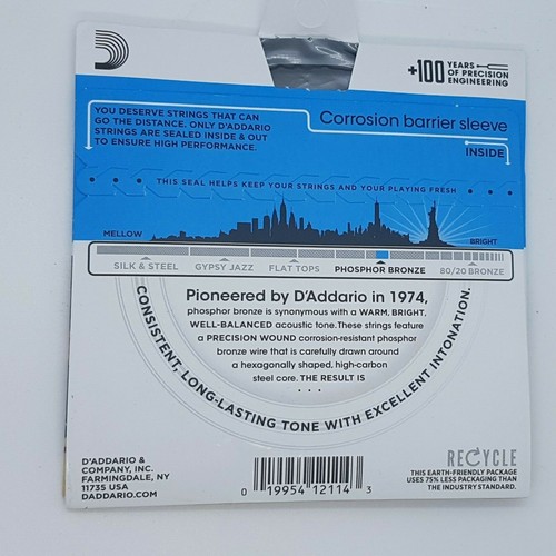 Guitar Strings Lot Elixir Acoustic Nanoweb D'Addario Nickel Bronze Phospor Bronz - Picture 11 of 11
