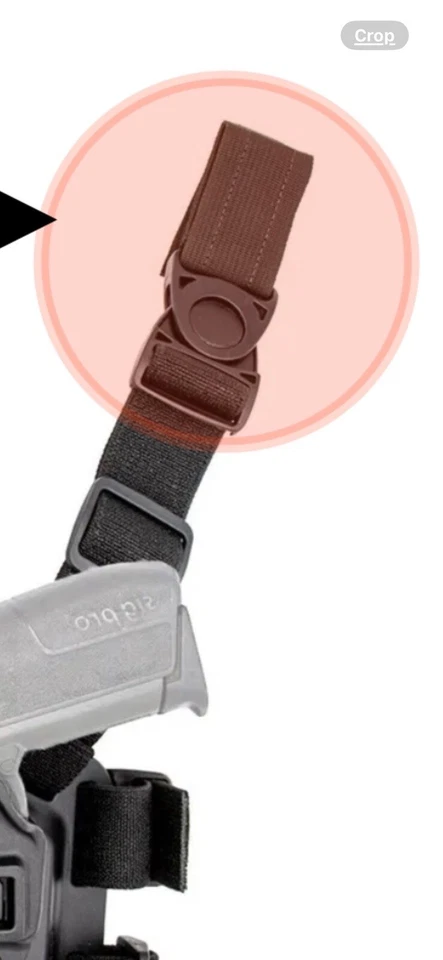 Blackhawk! Quick Disconnect for SERPA Holster, Qty 2 Black - Image 2 of 4