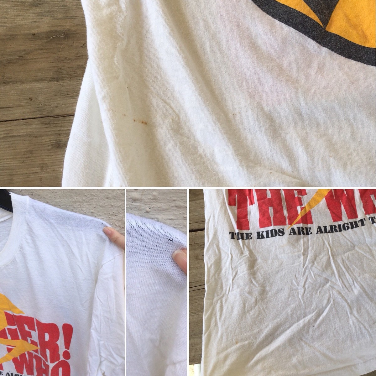 Vintage Danger The Who The Kids Are Alright Tour 89 T Shirt Vintage Danger The Who The Kids Are Alright Tour 89 T Shirt