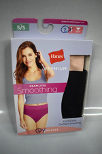2 Pack Hanes Tagless Hi-Cut Panties Womens 5/Small - NEW