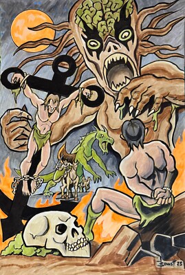 TORTURER  ** MIKE BENNETT'S  ORIGINAL  ART   (2025) 06/02/2025