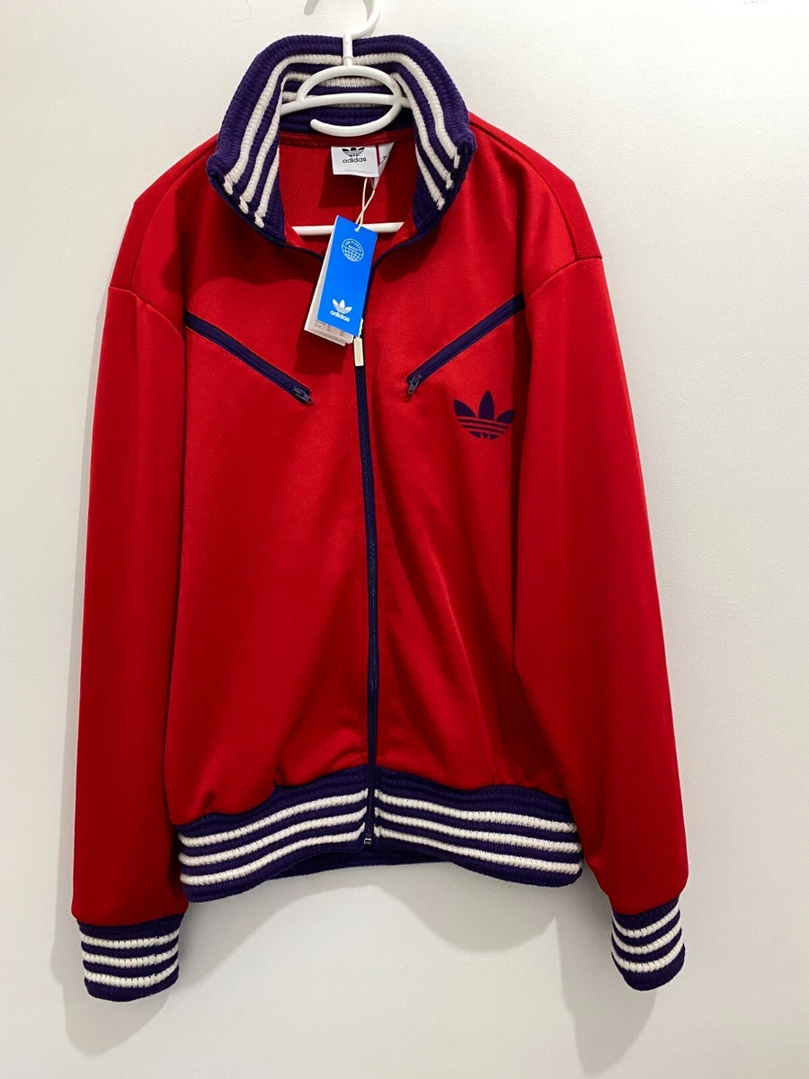 Adidas Adicolor 70s New Montreal 22 Track Top Jacket Scarlet Size L IB3443