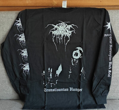 Darkthrone Transilvanian Hunger Longsleeve Gildan 2XL Mayhem Satyricon Emperor