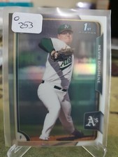 2015 BOWMAN DRAFT CHROME REFRACTOR #53 KEVIN DUCHENE ATHLETICS