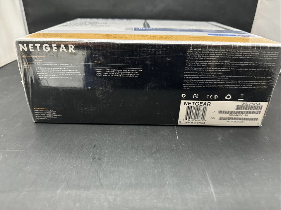 NETGEAR POSSAFE Dual Band Wireless Access Point WAG102 NEW - Image 2 of 4
