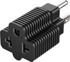 4-In-1 15 Amp to 20 Amp T Blade Adapter - 5-15P to 5-20R, 6-15R, 6-20R Power Ada