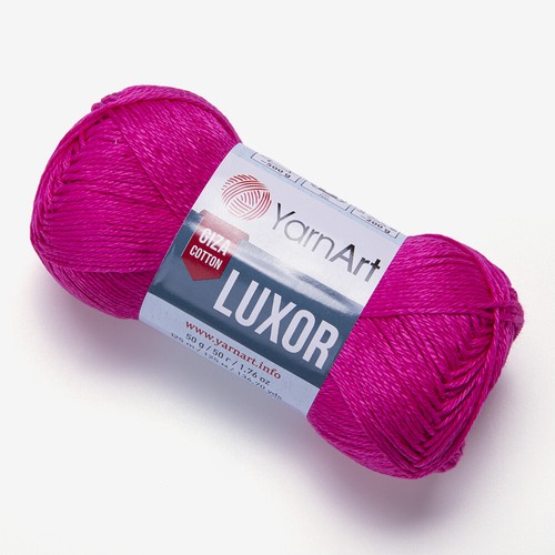 100% Mercerised Cotton Knitting Yarn 4ply Giza Cotton, Yarnart Luxor Crochet 50g - Picture 97 of 98
