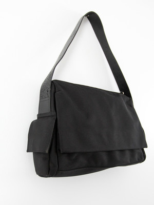 Mango messenger bag, MNG black nylon shoulder bag