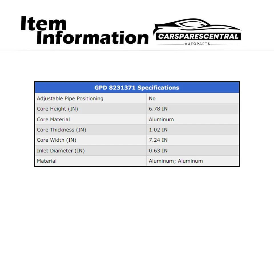Núcleo de calefacción HVAC delantero para Ford Excursion 6,8 L 2000-2002 Foto 4 de 4