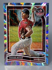 2024 Panini USA Stars & Stripes VAUGHN NECKAR #156 Silver Lightning Holo 13/30