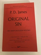 Original Sin by P. D. James (1995) Advance Uncorrected Proof (ARC)