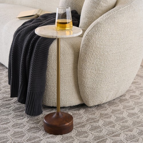 Better Homes & Gardens Aster Drink Table, Marble