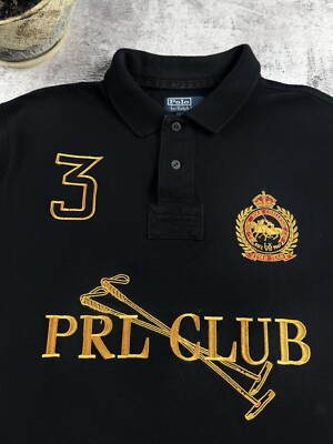 Vintage Polo Ralph Lauren PRL Club Y2K Hip Hop 90S Chief Keef