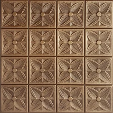 Ceiling Tiles, Glue Up, Styrofoam Margaretta* 20" x 20" Antique Bronze