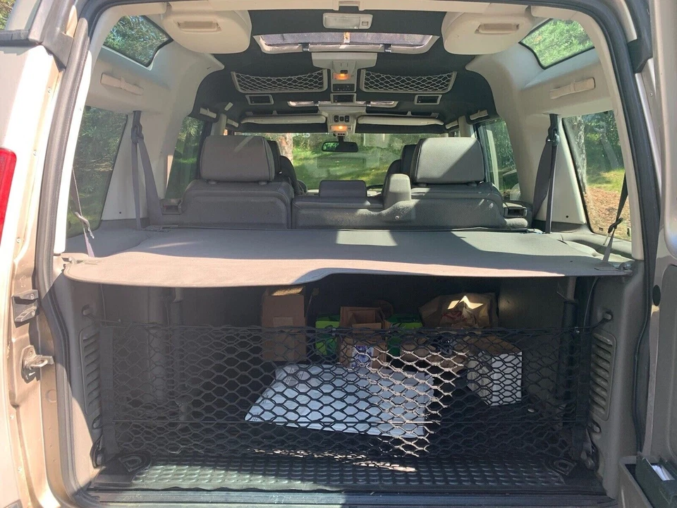 Red de carga organizadora estilo sobre maletero trasero para Land Rover Discovery 1999-2004 Foto 4 de 4