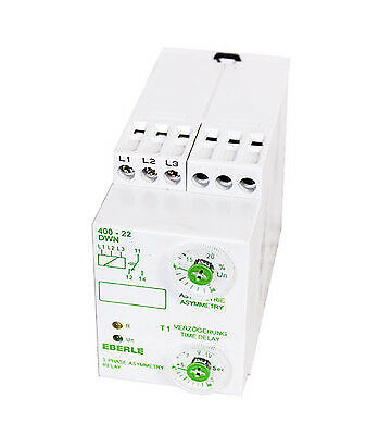 EBERLE DWN  400 - 22 0400 22 156 400  3 Phase Asymmetry Relay Asymmetrie NEW