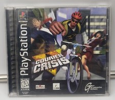COURIER CRISIS SONY PLAYSTATION PS1 GAME CIB COMPLETE WITH MANUAL & REGISTRATION