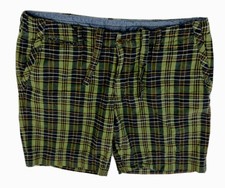 Polo Ralph Lauren Shorts Plaid Authentic Indian Madras Button Front Mens Sz 40