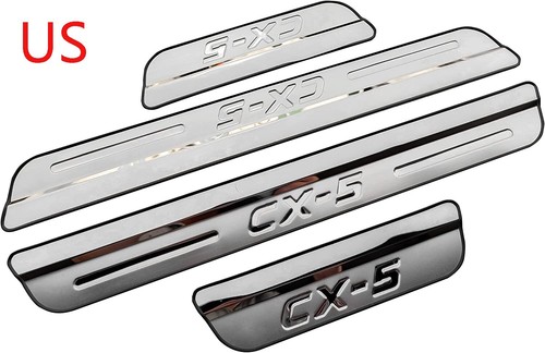 For 2024 Mazda CX-5 Accessories Door Sill Protector Scuff Plate