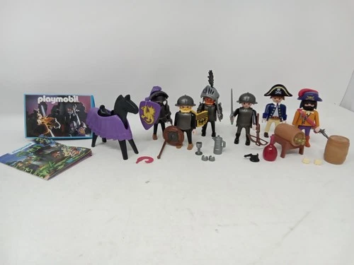 Vintage Playmobil Knights Figure Lot 3669 Horse Pirates