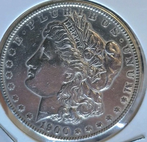 1900-P Morgan Silver Dollar NO~RESERVE Mirror Finish Check Out The Eagle #1933