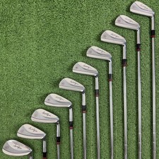 Ben Hogan 1994 Apex Channel Back Forged Iron Set 2-PW SW 4 Stiff Flex 1/2 Long