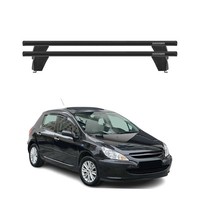 Menabo DachträGer GrundtäGer FüR Peugeot 307 2001-2008 3TüR 75Kg Alu Schwarz 2X