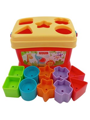 FISHER-PRICE Steckwürfel Formen Sortierspiel Motorikspielzeug Mehrfarbig Kinder