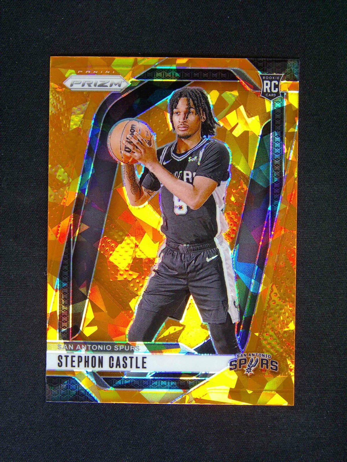 2024-25 Panini Prizm Stephon Castle #234 RC Rookie Orange Ice