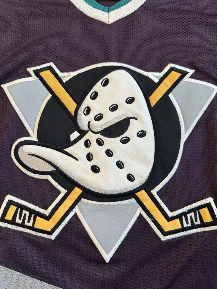 Vintage Starter Paul Kariya Mighty Ducks NHL Jersey Fully Stitched Men’s L - Image 4 of 4