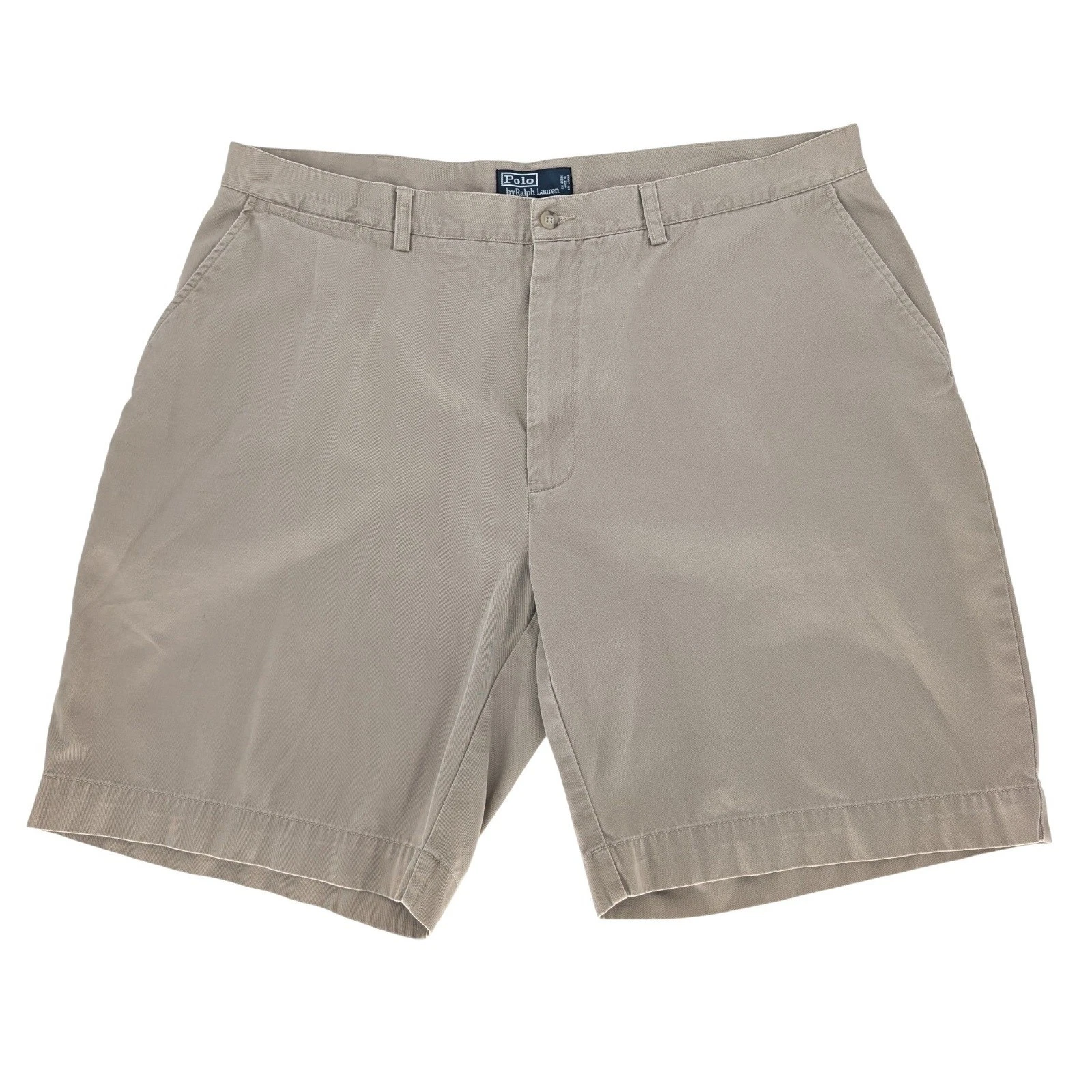 Polo Ralph Lauren Prospect Short Mens 42 Khaki Tan Classic Chino Cotton Twill