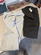 Sweatpants with One Rear Pocket and Drawstring Size Medium