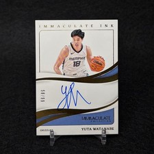 2024-25 Panini Immaculate NBA Yuta Watanabe Autograph Card