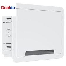 9" In-Wall TV Media Box - Recessed TV Outlet Network Enclosure - Works with Ro