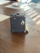 VTG Kodak Brownie Box Camera   Early 1900s Leatherette Model Antique Collectible