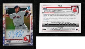 2020 Bowman Draft Chrome Picks Refractor /499 Nick Yorke #CDA-NY Auto