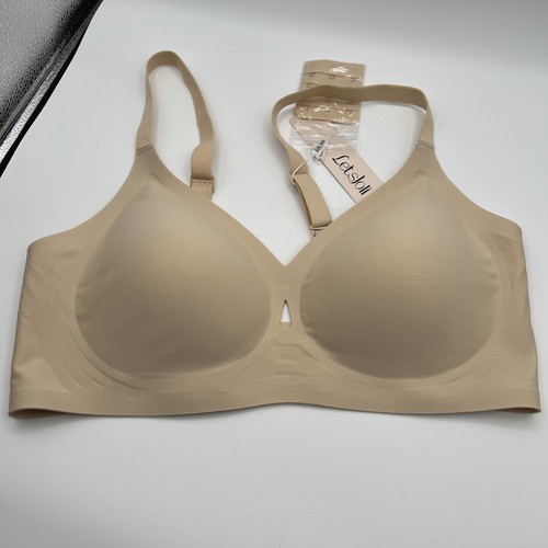 Wireless Bra for Women No Underwire Seamless Push Up Full Size L