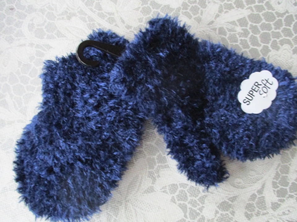 Baby Handschuhe Fäustlinge blau supersoft