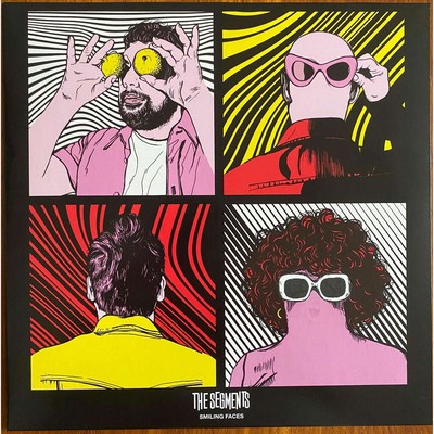 THE SEGMENTS Smiling Faces 2023 Power Pop French Indie Rock Lyon Dangerhouse LP 