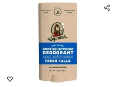 Dr. Squatch Men's Natural Odor Squatching Deodorant, Aluminum Free, 2.65oz 