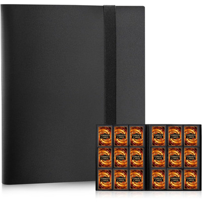 Toploader Binder Holds 360Toploaders 9 Pocket Top Loader Binders with Sleeves
